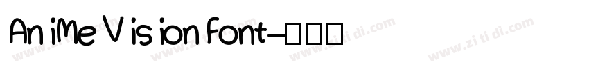 AniMe Vision Font字体转换